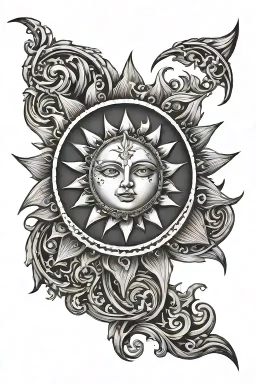 Sun And Star Conjoined