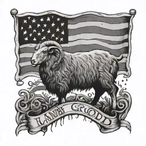 Lamb Of God Band New American Gospel Album Pure American Metal American Flag