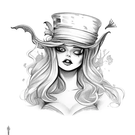 Mermaid With Mad Hatter