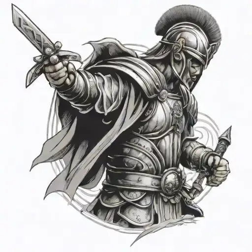 Roman Gladiator Samurai