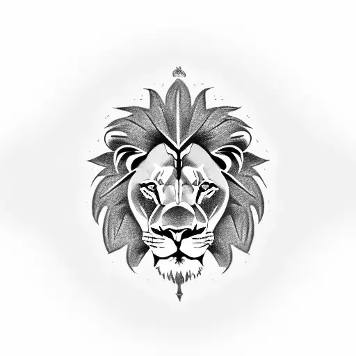 Lion With Real Madrid Badge