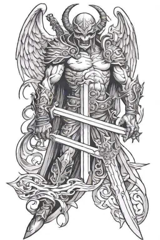 Demon And Angel Sword