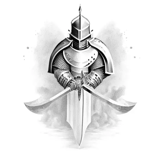 Knight Battling Pain