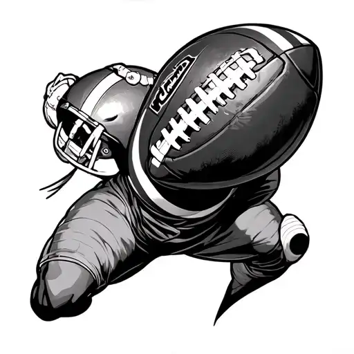 Mix Of Marvels One Piece And Football