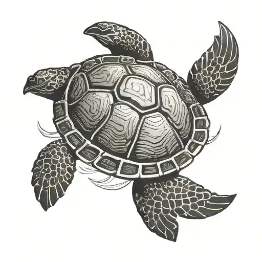 Filipino Sun And Sea Turtle