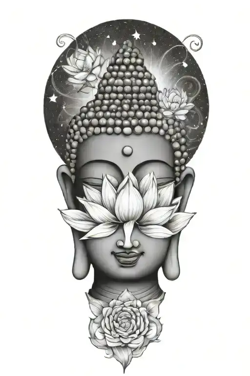 Buddha Galaxy Lotus