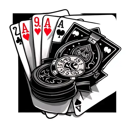 Gambling Themed Sleeve