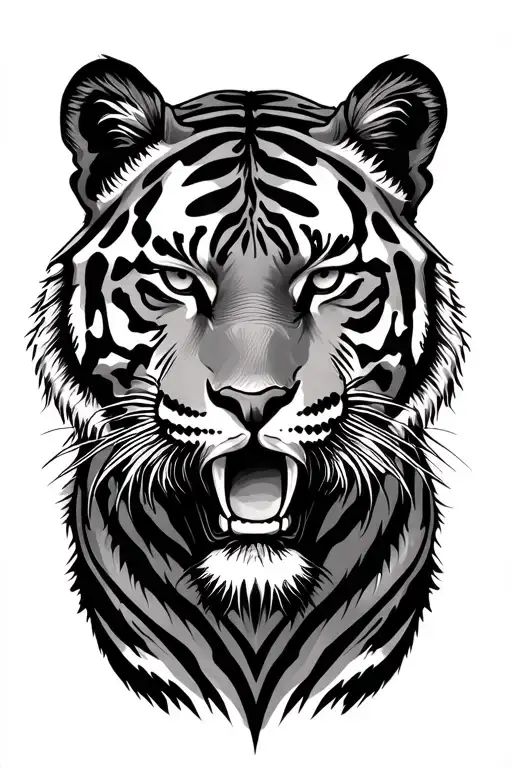 Tiger Traditional Old School Style