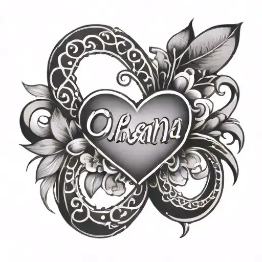 Ohana Heart Infinity Symbol