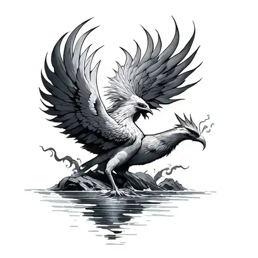 Phoenix Rising River Flowing