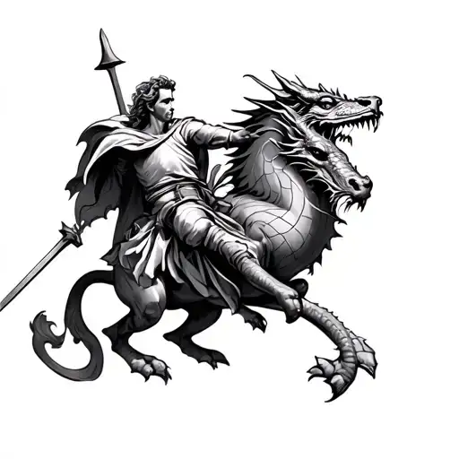 St George Slaying The Dragon