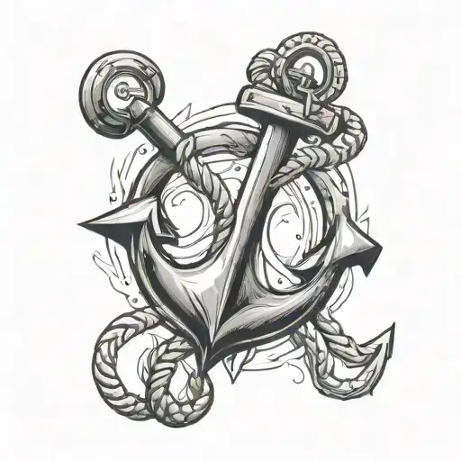 Navy Anchor