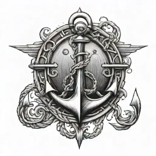Navy Anchor