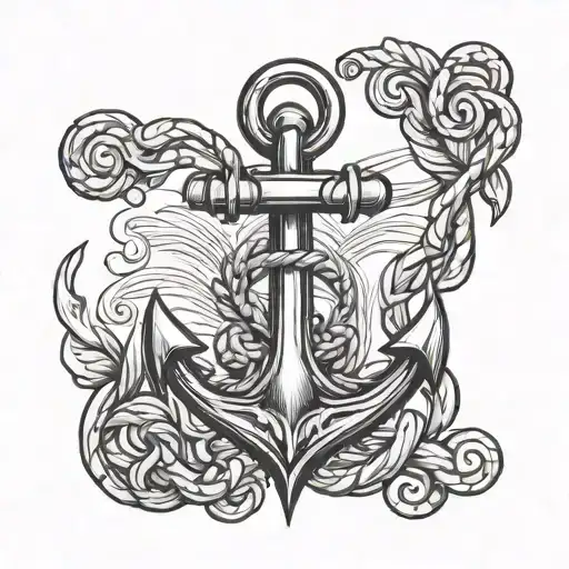 Navy Anchor