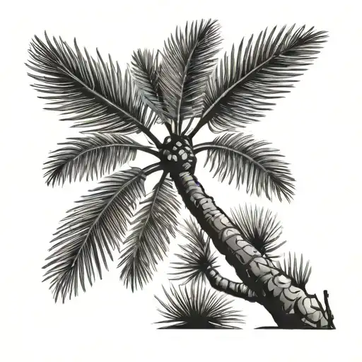 South Carolina Palm Tree Branch