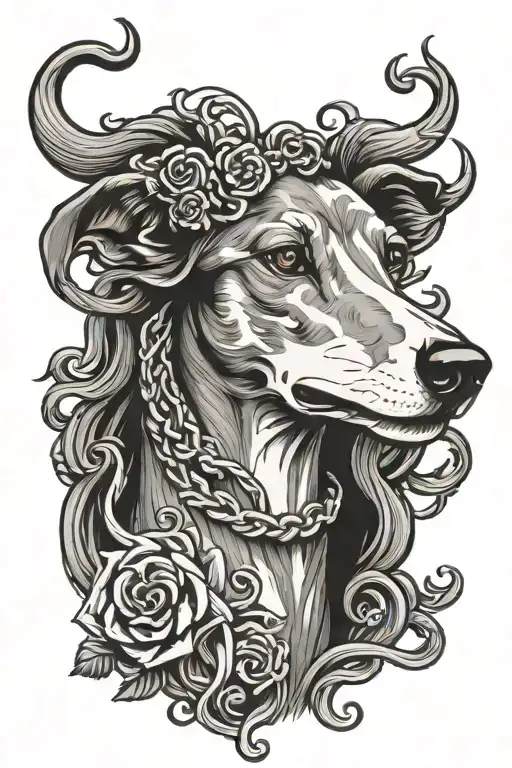 Medusa Inspired Greyhound
