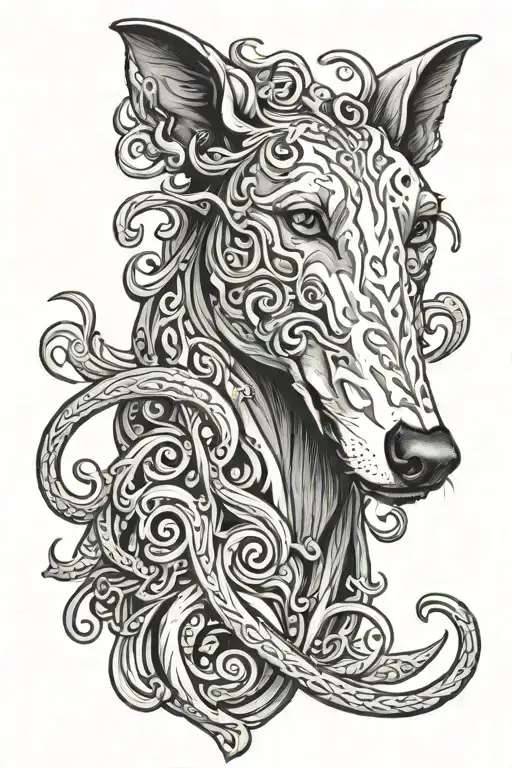 Medusa Inspired Greyhound