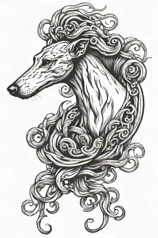 Medusa Inspired Greyhound