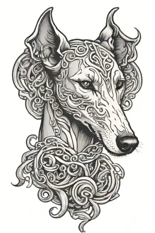 Medusa Inspired Greyhound
