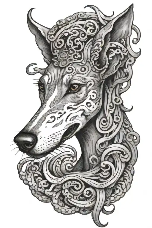 Medusa Inspired Greyhound