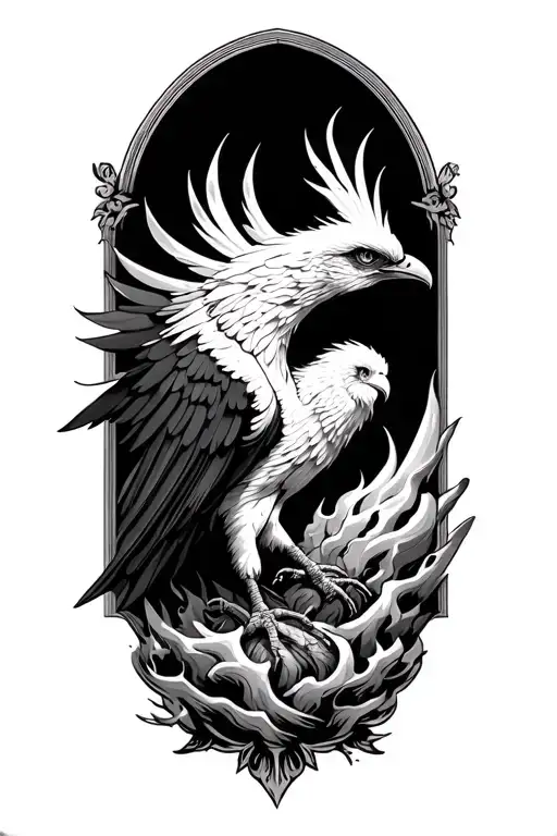 Phoenix Rising From The Ashes