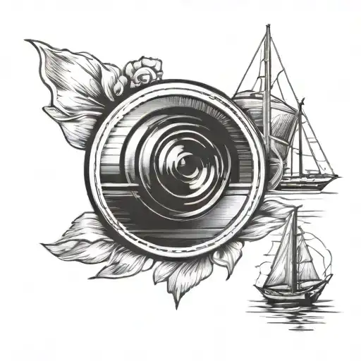 Dad Sailboat Camera Lens