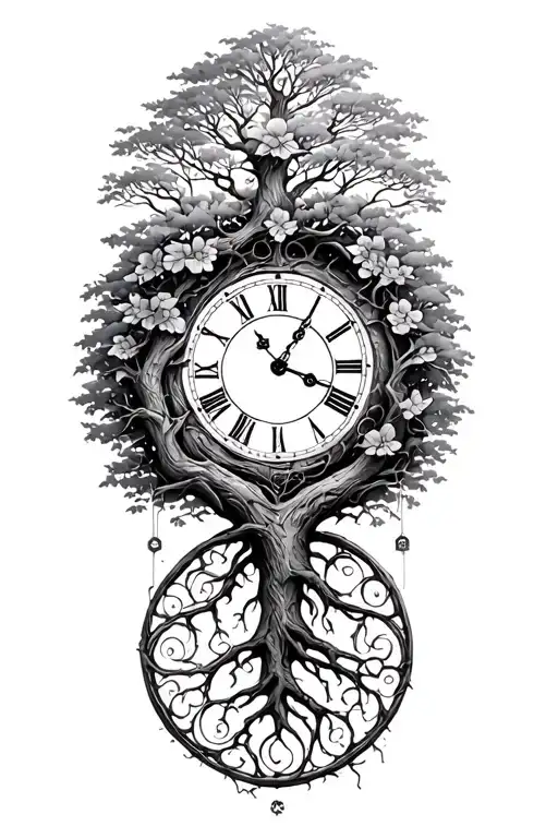 Time Piece Tree Of Life