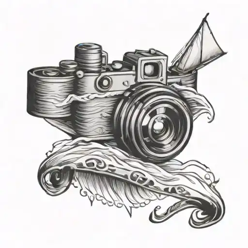 Dad Sailboat Camera Lens