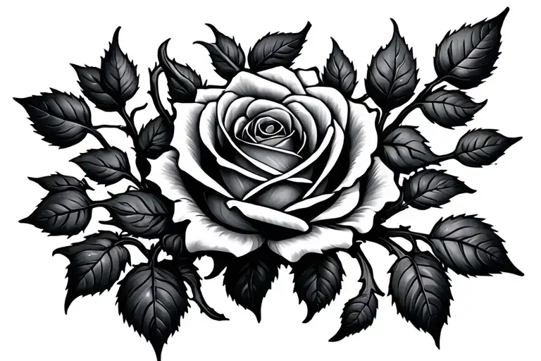 Rose Vines With Thorns