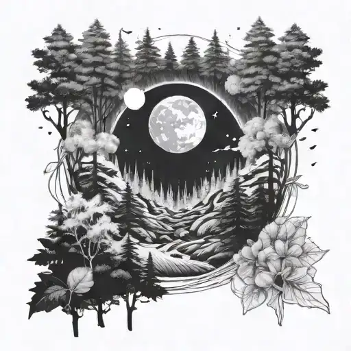 Universe Fading Into Forest