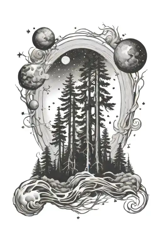 Universe Fading Into Forest