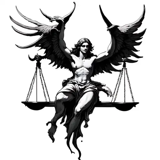 Libra Balancing Good Vs Evil Where Good Wins