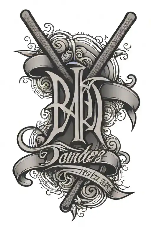 Dad Written In Yankees Pinstripes