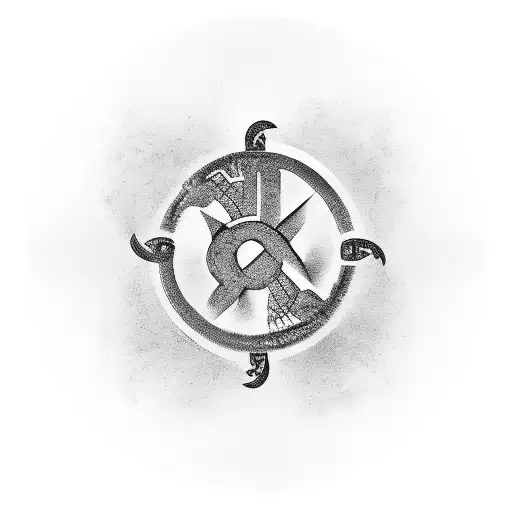 Gi Mingled Font With Lifeline Symbol