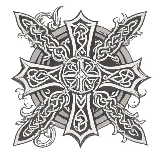 Celtic Templar Cross