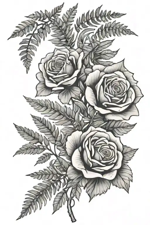 Nz Fern And Rose