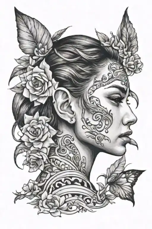 Behind The Ear Tattoo Design Meaningful