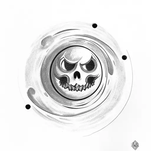 Moon With A Crown On It