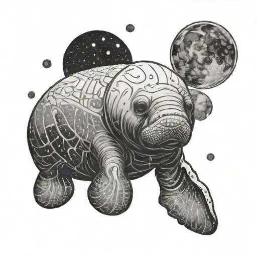 Manatee In Space