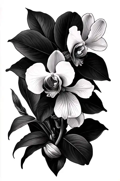 Black Orchid And Rosario