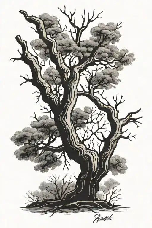 Vangogh Tree Branches