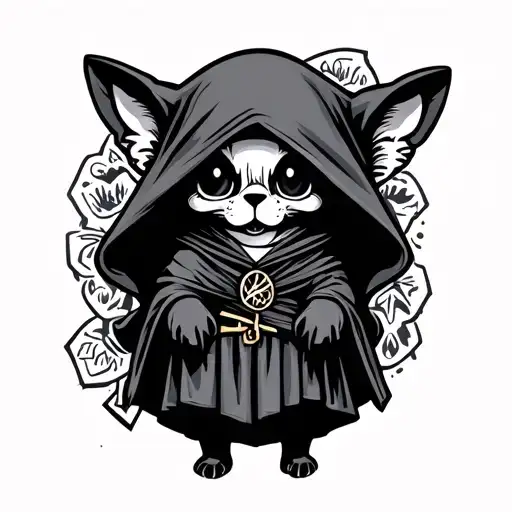 Flash Sheet Of Cute Animals Dressed As Grim Reaper