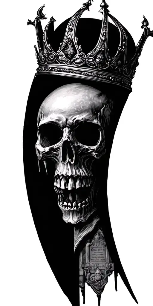 Corona Mortis Crown Of Death With Cemetary