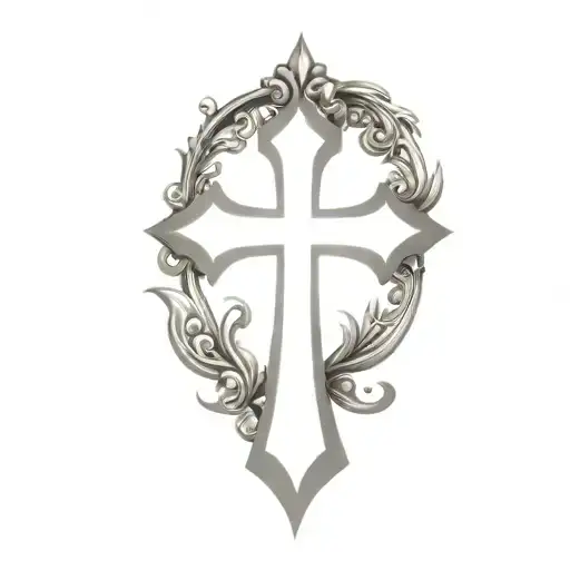 Cross With Filligree Design Inspired