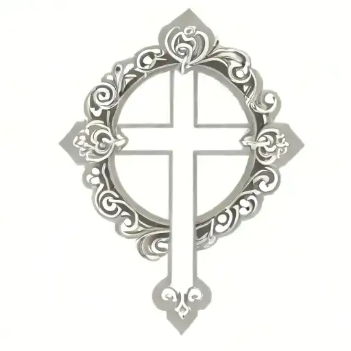 Cross With Filligree Design Inspired