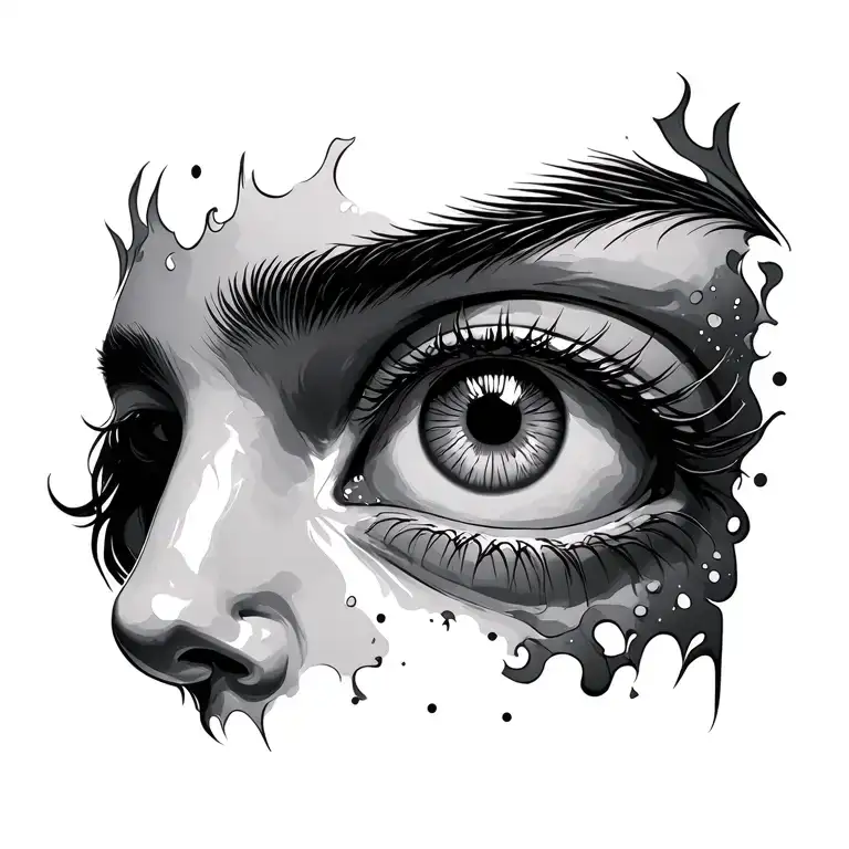 Meduza Head Empty Eye Looking