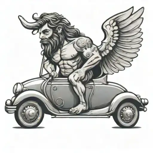 Male Hercules Beatle Car With Heart