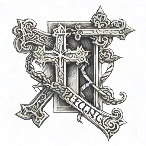 Crosses Roman Numerals Date Of Birth