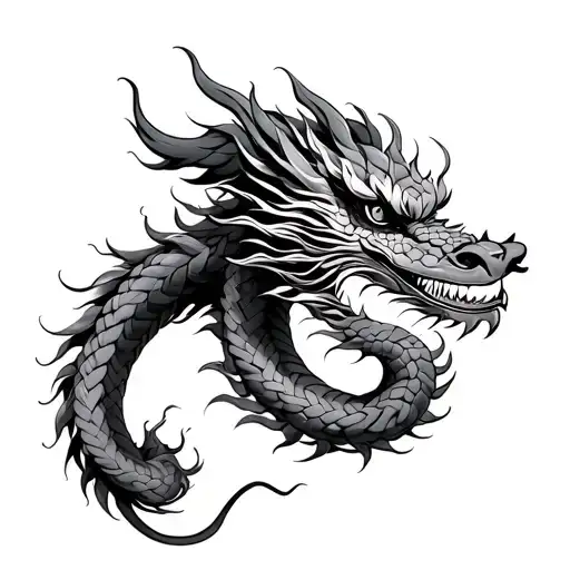 Japanese Dragon Braided Japanese