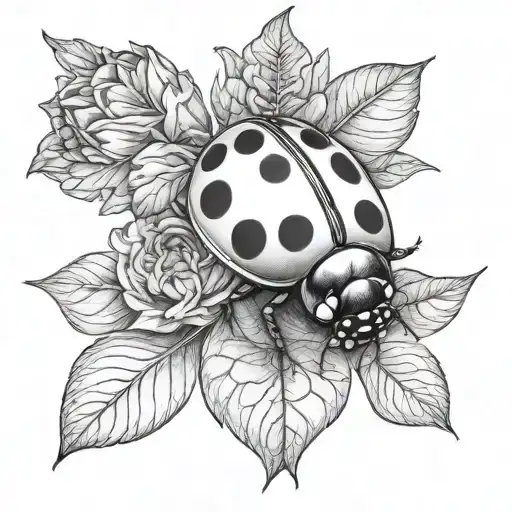 Tattoo Joris With Ladybug